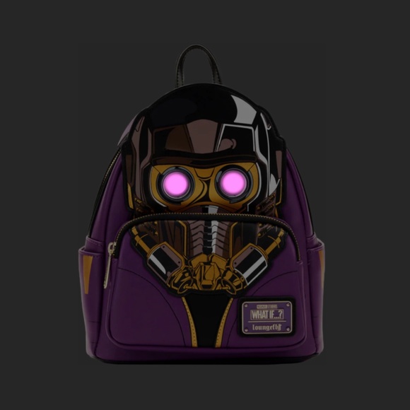 Loungefly‎ What If... Star-Lord T\'challa Cosplay Light Up Mini Backpack